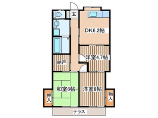 ハイム駒形の物件間取画像